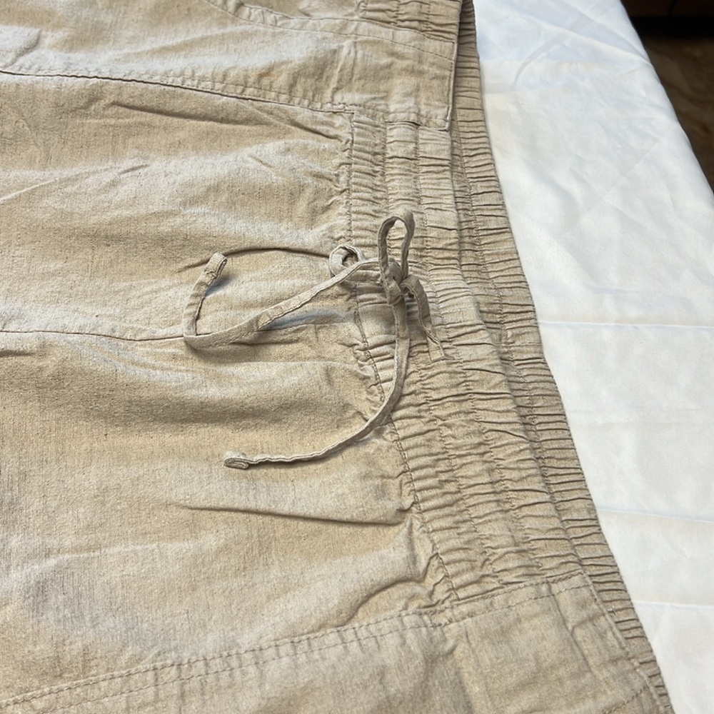 Elastic Drawstring Waist Pants - image 2